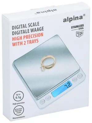 Obrázok produktu pre Presná Digitálna Váha So Zásobníkom Na Korenie Presná Alpina