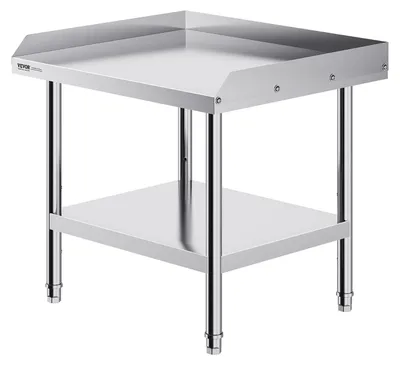 Obrázok produktu pre Pracovný stôl z nehrdzavejúcej ocele 24" x 28" – komerčný stôl na prípravu jedál pre reštaurácie