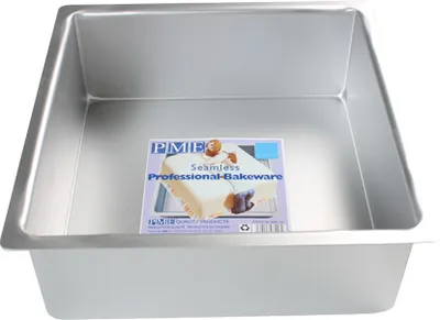 Produktbild von PME Torten-Backform eckig extra-tief 20 x 20 x 10cm