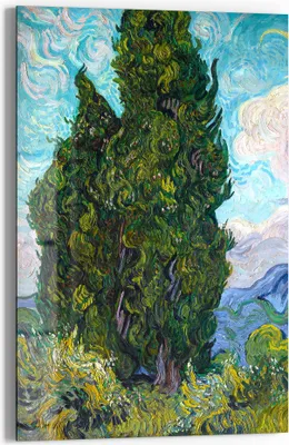 Produktbild von DEQOART Glasbild Echtglas 60x90 cm 'Lebendige Harmonie' Wandbild Bild modern Deko