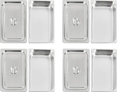 Immagine prodotto di Pentole per cottura a vapore, acciaio inox, grande capacità, argento