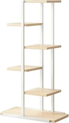 Produktbild von Blumenständer 113 x 60 x 20 cm weiß-braun