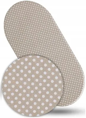 Produktbild von Babymam Spannbettlaken Kinderwagen Wiege Baumwolle Beige Pünktchen