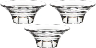 Produktbild von Multikerzenhalter aus Bleikristall 3er Set (4,5cm)