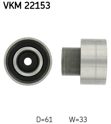 Produktbild von SKF VKM 22153 Umlenkrolle Zahnriemen für FIAT DUCATO Pritsche/Fahrgestell (230) DUCATO Bus (230) DUCATO Kasten (290) DUCATO Kasten (230L)