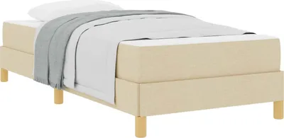 Immagine prodotto di Letto a molle con materasso Crema 90 x 200 cm Tessuto