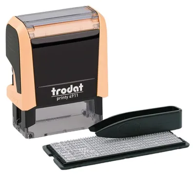 Produktbild von Trodat Printy 4911 Typomatic, Textstempel zum Selbersetzen pastellcreme