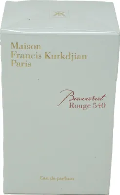 Produktbild von Maison Francis Kurkdjian Baccarat Rouge 540 70 ml, Unisex, 70 ml, Nicht nachfüllbare Flasche, Jasmin, Safran, Holz, Bernstein, Zedernholz