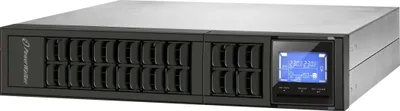 Obrázok produktu pre BlueWalker PowerWalker VFI 1000CRM LCD - UPS (stojanový/externý) - 800 Watt - 1000 VA - 9 Ah - RS-232, USB - výstupné porty: 3 - 2U - 48,3 cm (19")