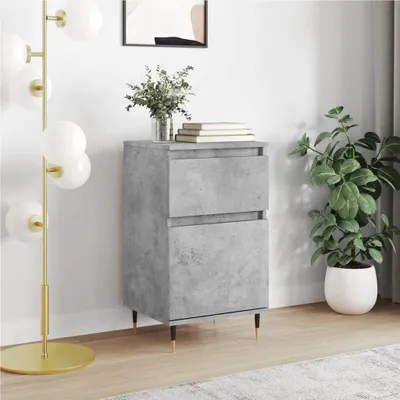 Produktbild von vidaXL Sideboard Betongrau 40x35x70 cm Holzwerkstoff
