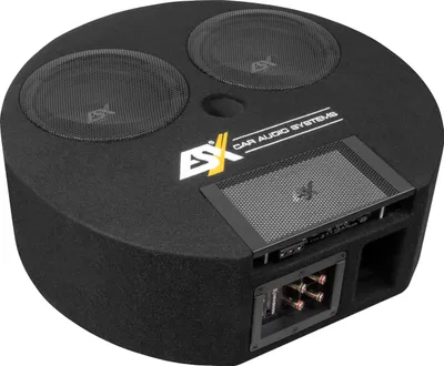 Obrázok produktu pre ESX DBX Dvojitý reflexný basový reproduktor s rezervným kolesom DBX-800Q