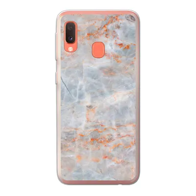 Produktbild von MuchoWow® Handyhülle Schutzhülle Hülle für Samsung Galaxy A20e Marmor - Luxus - Orange Silikon Softcase Handy Hülle - Abdeckung
