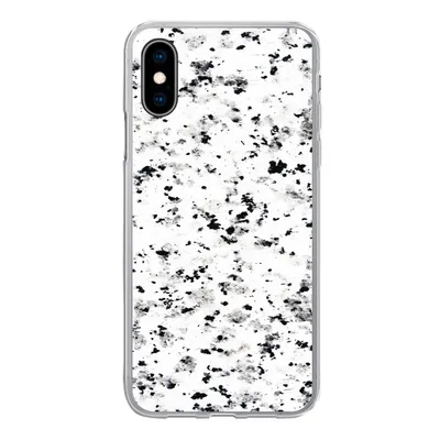 Produktbild von MuchoWow® Handyhülle Schutzhülle Hülle für iPhone X Marmor - Punkte - Weiß Silikon Softcase Handy Hülle - Handyhülle
