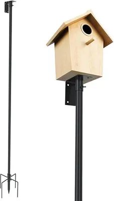 Produktbild von Vogelstangen für Futterhäuschen und Pflanzenhalter im Freien - 1,8 m Gartenpfahl