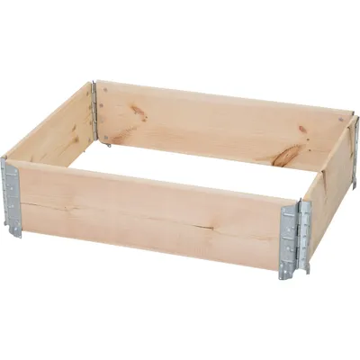 Produktbild von SIENA GARDEN Hochbeet stapelbar 80 x 60 x 19,5 cm, natur