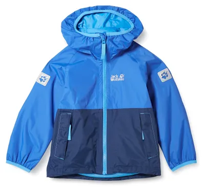 Produktbild von Jack Wolfskin Uni Kinder Rainy Days Kids Jacke, coastal blue, 128 EU
