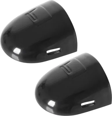 Image de 2x Cache poignée de porte Noir L=R pour Renault Megane Scenic Espace Laguna