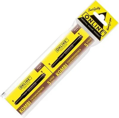 A package of ONLINE Kombi ink cartridges.