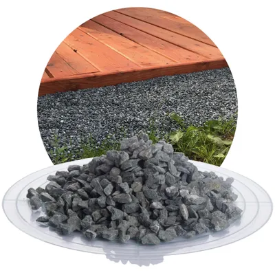 Produktbild von Schicker Mineral-Diabas Ziersplitt grau 25 kg-5-8mm
