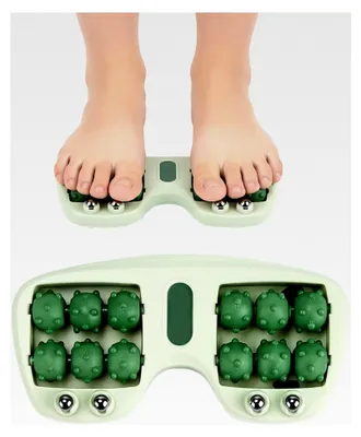 Produktbild von Fußmassageroller, Grün Therapeutische Faszienrolle für die Fußmassage, Fersensporn Massagegerät und Faszienrolle für Fußpflege und Entspannung