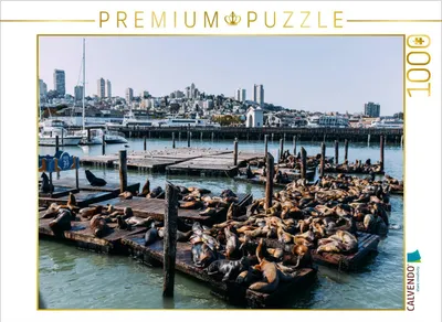 Produktbild von CALVENDO Puzzle San Francisco - Pier 39 | 1000 Teile Lege-Größe 64x48cm Foto-Puzzle für glückliche Stunden