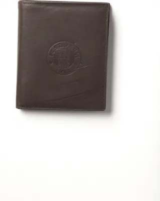 Produktbild von FC St. Pauli Geldbörse Leder Logo, Offizieller Fanartikel, Dunkelbraune Brieftasche, Ziegenleder, 8 Kartenfächer