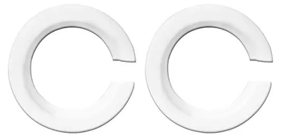 Obrázek produktu pro 2 kusy redukce pro lampy, adaptér z patice E27 na E14, plastový, rozměry 42 mm na 29 mm