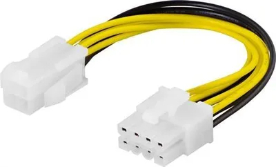 Produktbild von Deltaco SSI-44, 0,1 m, PCI-E (8-pin), ATX (4-pin)