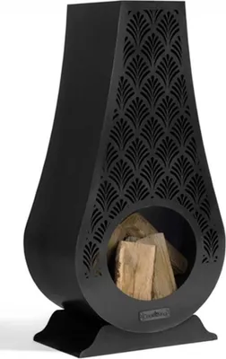 Image de Cheminée d'extérieur en acier ANKARA 50x33x108cm