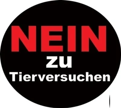 Produktbild von Nein zu Tierversuchen - Button