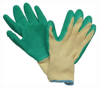 Produktbild von STRONGHAND Handschuhe Specialgrip gelb / grün EN 388 PSA II Gr. 9 - 0501-09H