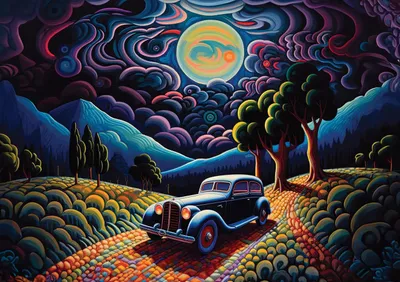 Image de Puzzle artistique « Une nuit en Transylvanie » - Puzzle de 1 000 pièces