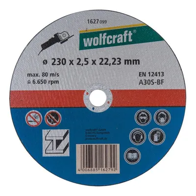 Productafbeelding van Wolfcraft schijf voor metaal, ø 230x2,5x22,2 mm
