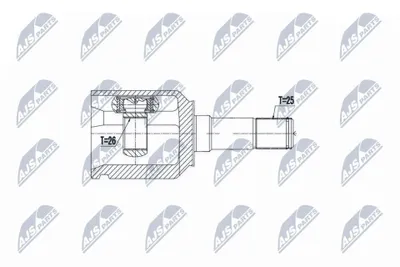 Produktbild von NTY Gelenksatz Antriebswelle Vorne Links für ALFA ROMEO 156 (932) NPW-AR-007