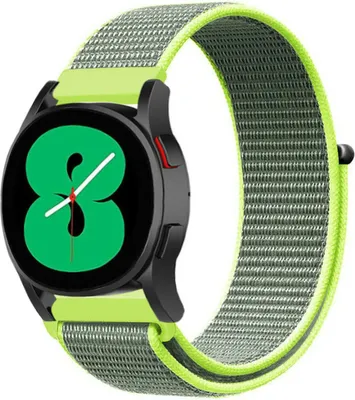 Produktbild von Strap-it Samsung Galaxy Watch 4 - 40mm Nylonarmband (Fluoreszierend)