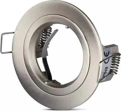 Obrázok produktu pre Bodové svietidlo V-TAC LED - Zapustené svietidlo - GU10 - IP20 - Satin Nickle