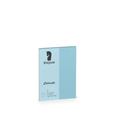 Produktbild von Coloretti Karten 5 Stück A7Hd himmelblau
