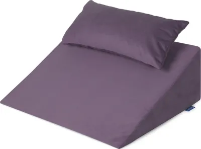 Zdjęcie produktu dla Klin TRINITY pod plecy z poduszką 60x50x21 cm Trinity fioletowy