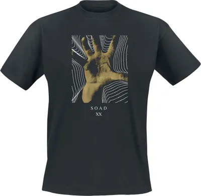 Produktbild von System Of A Down T-Shirt Herren 20 Years Hand schwarz S