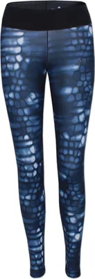 Produktbild von adidas Damen Laufhose Long Tight Q1 AOP Women Gr.XS print black (BQ2114)