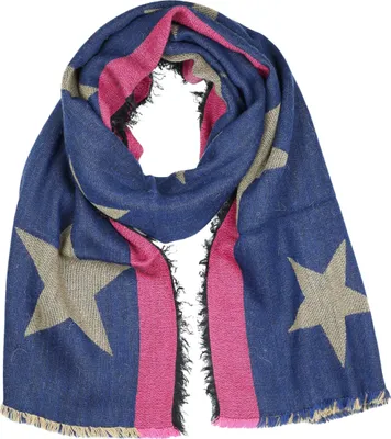 Produktbild von Winterschal Sternen Wollschal, Italy von collezione alessandro