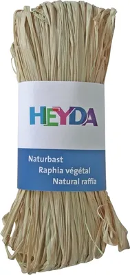 Produktbild von Naturbast 50g-Bündel natur Packung mit 10 Stück