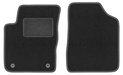 Immagine prodotto di Tappetini anteriori in moquette per Hyundai i10 2007-2013 (hatchback) – 2 pezzi, grigio grafite, su misura – Wielganizator LUX