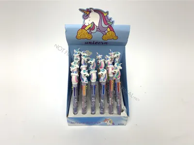 Image de Crayon licorne multicolore