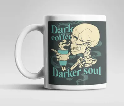 Produktbild von Kaffee Skelett Kaffeetasse Teetasse Geschenkidee