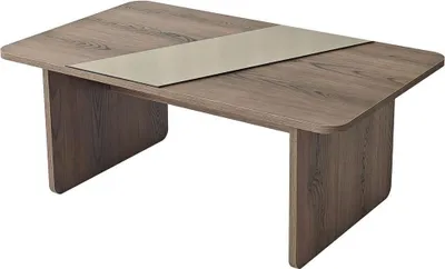 Immagine prodotto di Calicosy - Tavolino da caffè rettangolare con specchio L120 cm SOLEA