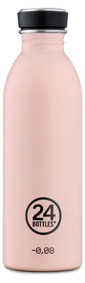 Zdjęcie produktu dla 24 Bottles Urban Bottle Trinflasche aus lebensmittelechtem Edelstahl in der Farbe Stone Dusty Pink, 500ml