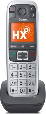 Obrázek produktu pro Gigaset COMFORT 550HX, Analog/DECT telefon, Bezdrátové sluchátko, Hlasitý odposlech, 200 pol., Identifikace volajícího, Černá