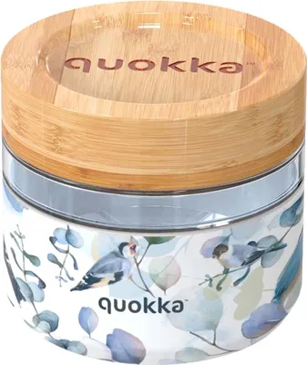 Image de Quokka Deli Food Jar - Récipient alimentaire en verre / lunchbox 820 ml (Blue Nature)