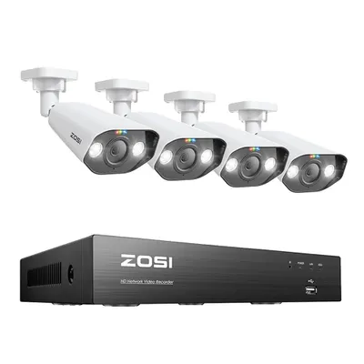 Produktbild von CCTV-System, 8MP Auflösung, Nachtsichtfähigkeit, armeegrün-a, Keine